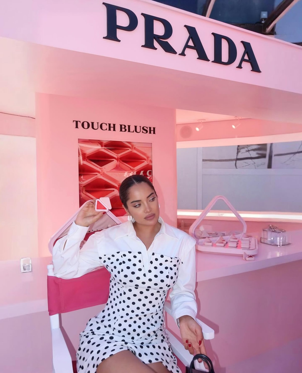 Rebecca Ghaderi for Prada Beauty